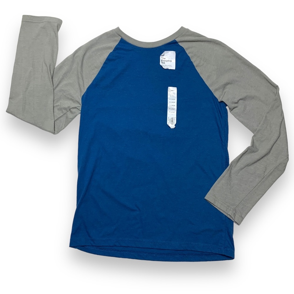 NWT Sonoma XL The Everyday Tee Shirt Tag-less Long Sleeve Baseball Top